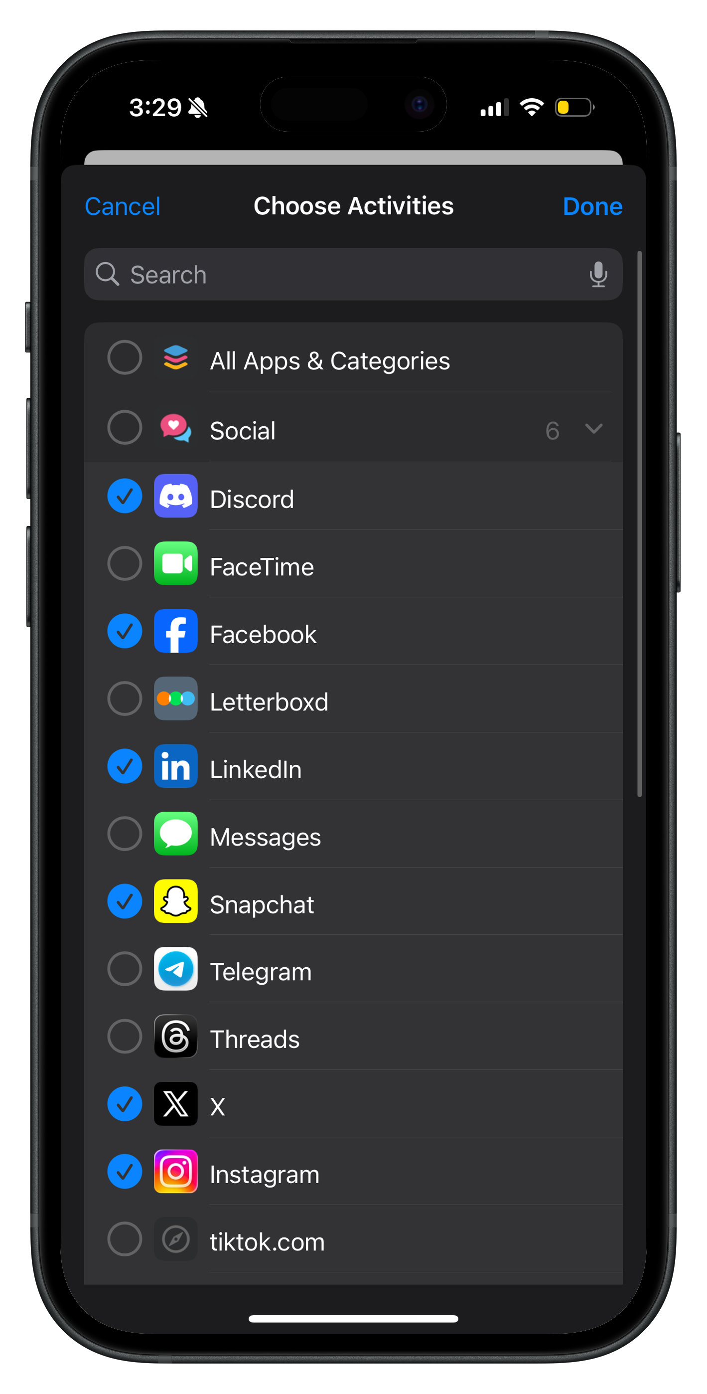 DreamLock Character & App Blocker